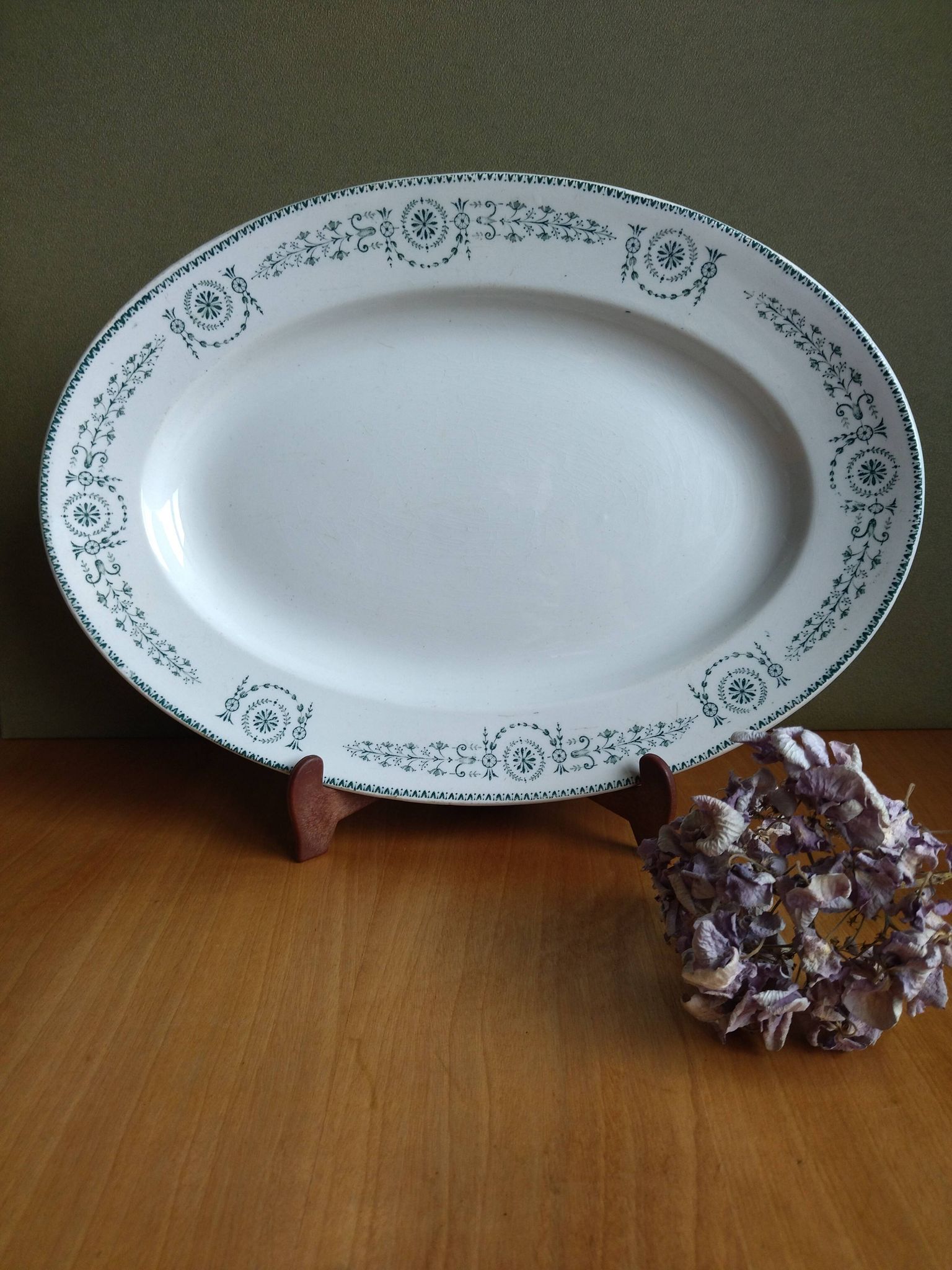 Old service dish k&G Lunéville model Laetitia