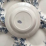 10 "Dodds" ironstone soup plates from Choisy le Roi