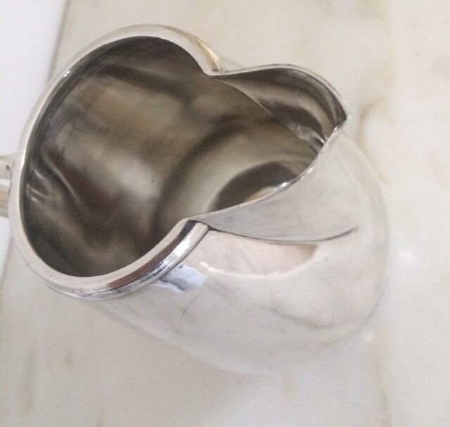 Christofle Art Deco silver metal milk pot