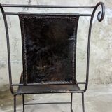 4 fauteuils en fer forgé
