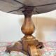 Mahogany tripod pedestal table from the 19th century Restoration period