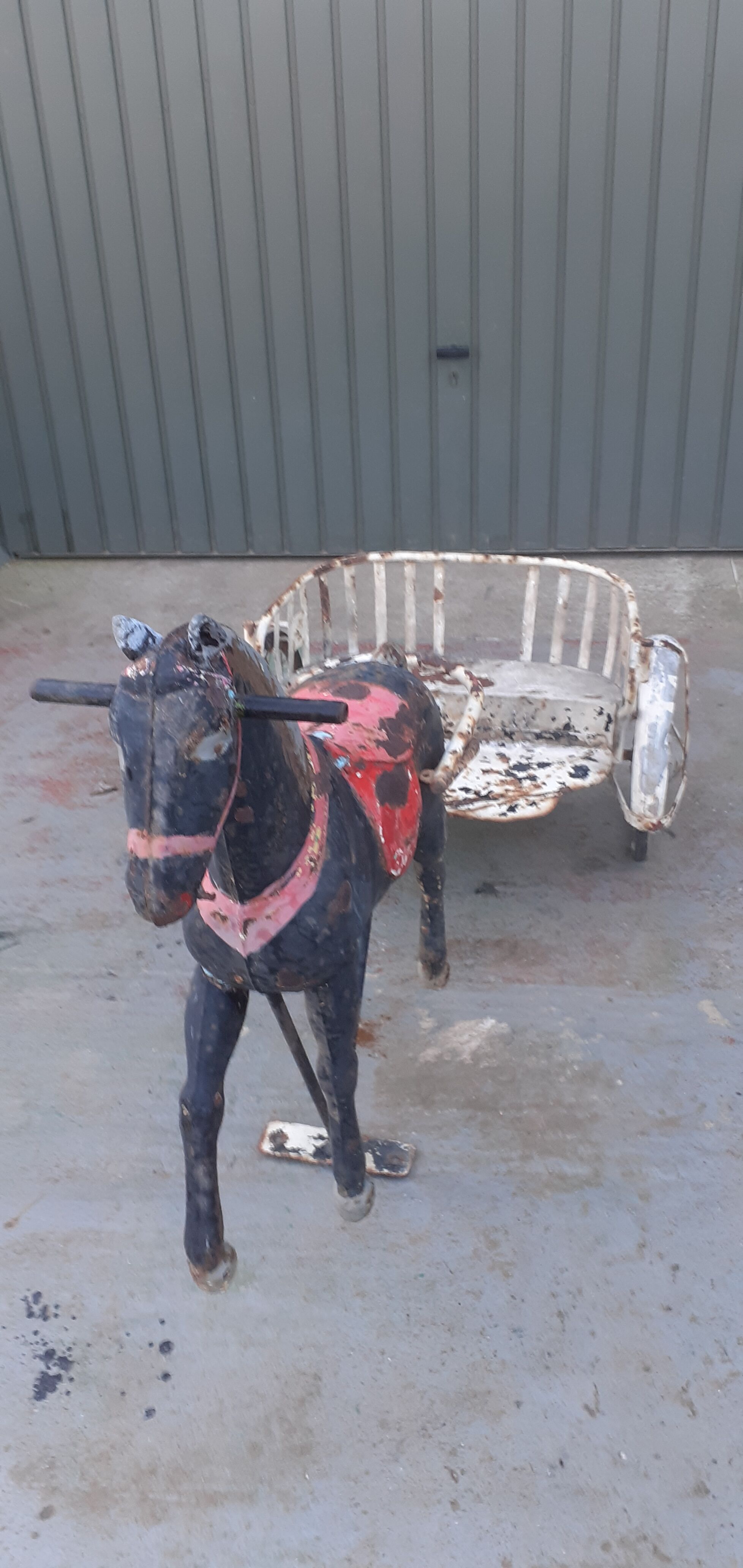 Sulky metal 50s two-seater