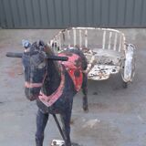 Sulky metal 50s two-seater