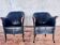 2 designer armchairs by Umberto Asnago for Giorgetti Italy