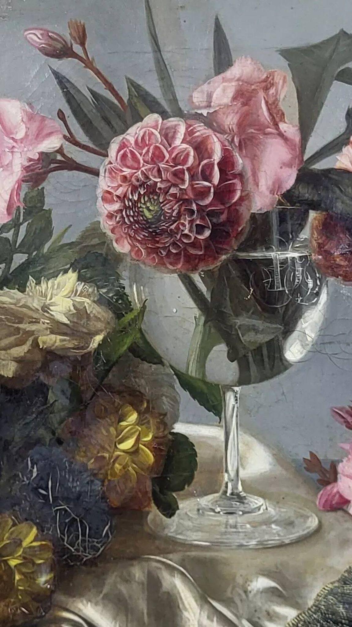 "Bouquet of Pink Roses" Contemporary Oil Painting on Canvas