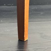 Vintage 1950 Hainke Germany round wooden coffee table - 61 cm