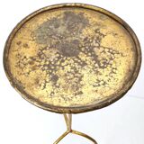 Golden metal Martini table 1950