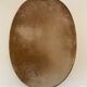 Vintage oval ceramic mirror