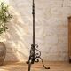 Wrought iron tripod floor lamp from the early 20th century – classical style