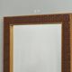 Danish Pine and Ceramic Tile Wall Mirror, 1960s