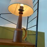 Vintage Scandinavian teak lamp