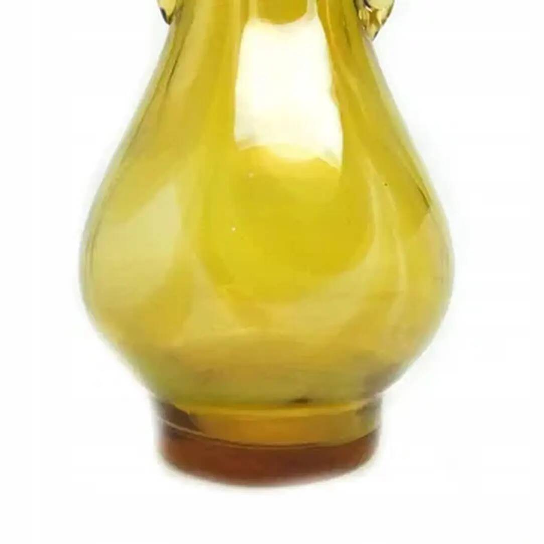 Vase postmoderne, en verre, Pologne, années 1970