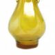 Vase postmoderne, en verre, Pologne, années 1970