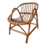 Children's rattan basket armchair