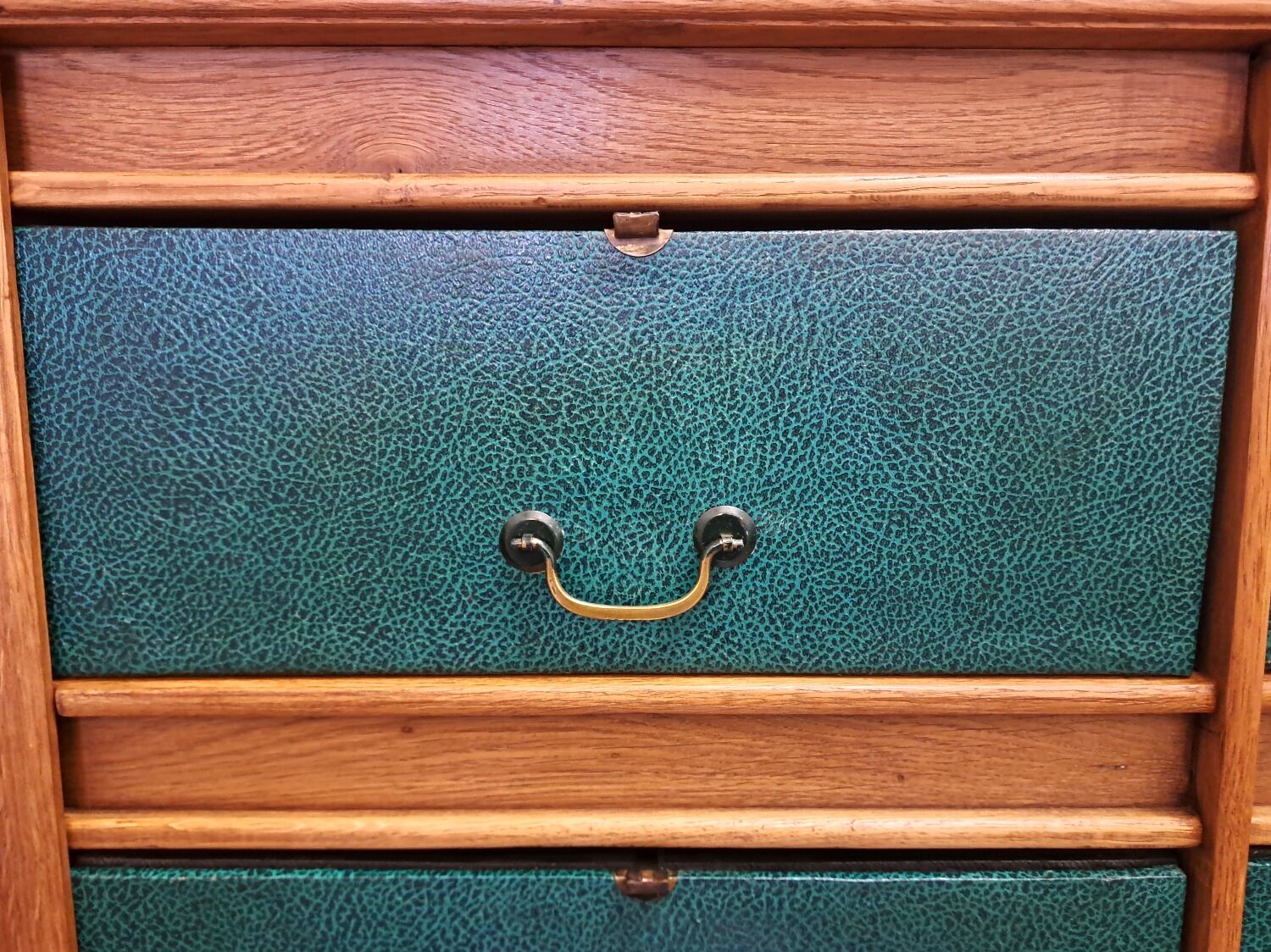 Cartonnier de notaire Art Déco en chêne