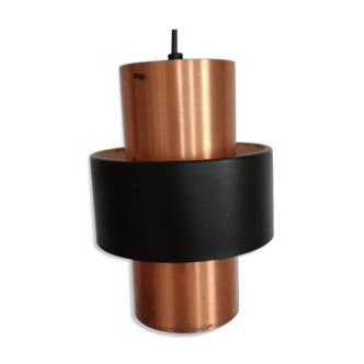 Scandinavian hanging lamp by Jo Hammerborg copper and metal