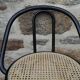 3 caned bar stools