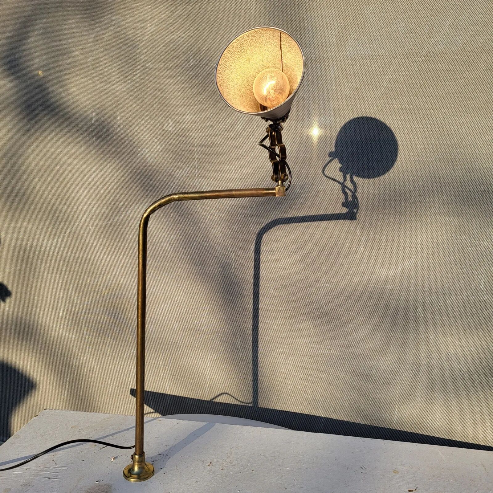 Mid-century architect's handcrafted lamp