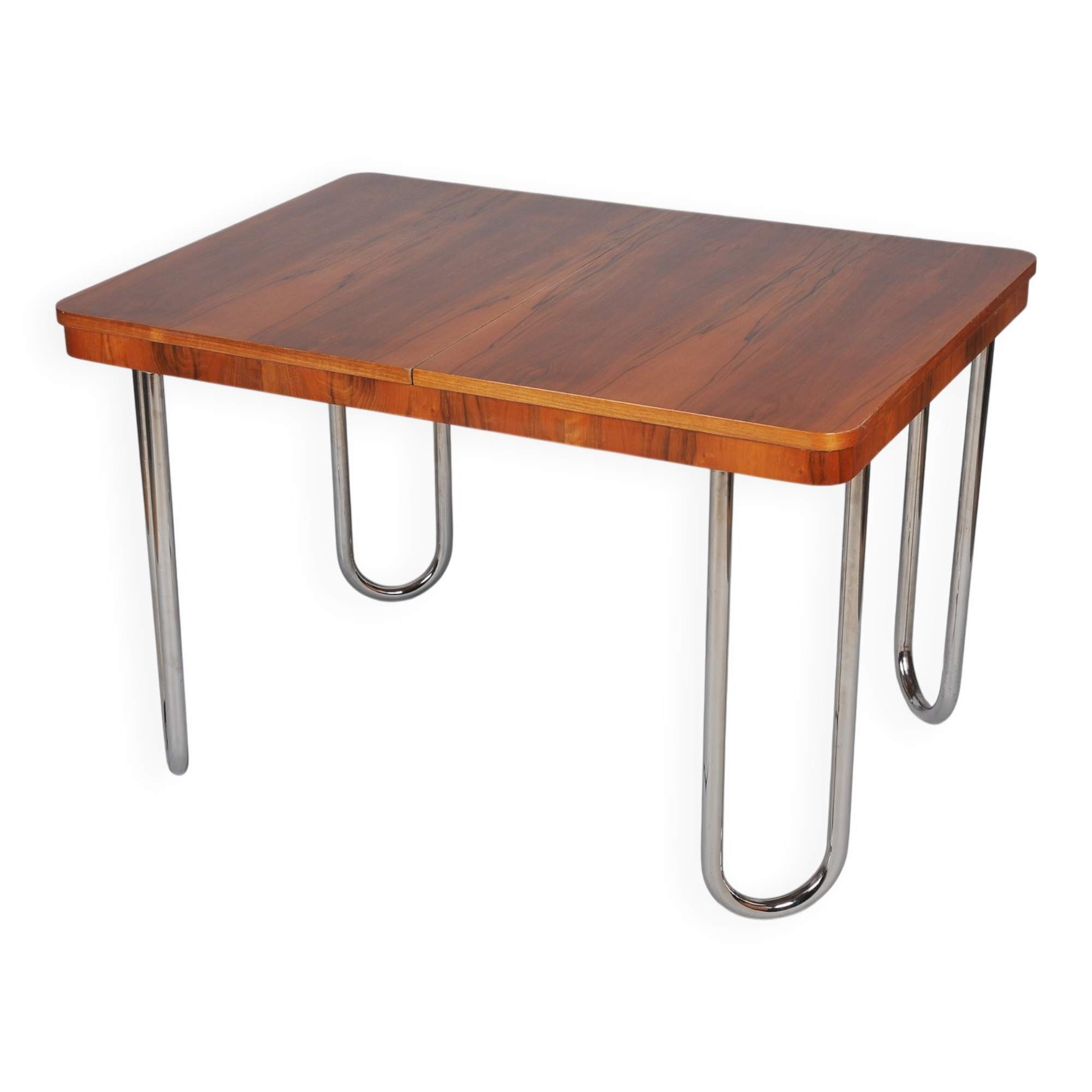 Bauhaus Folding Table in Oak by J. Halabala for Up Zavody, Czech, 1930s