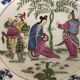 Suite de trois assiettes en porcelaine famille rose, Compagnie des Indes, Quianlong, Chine