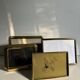 Set of 4 antique brass frames