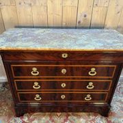 Louis Philippe period mahogany chest of drawers