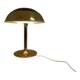 Large Space Age table lamp in brass by Fagerhults, Sweden, 1970s.