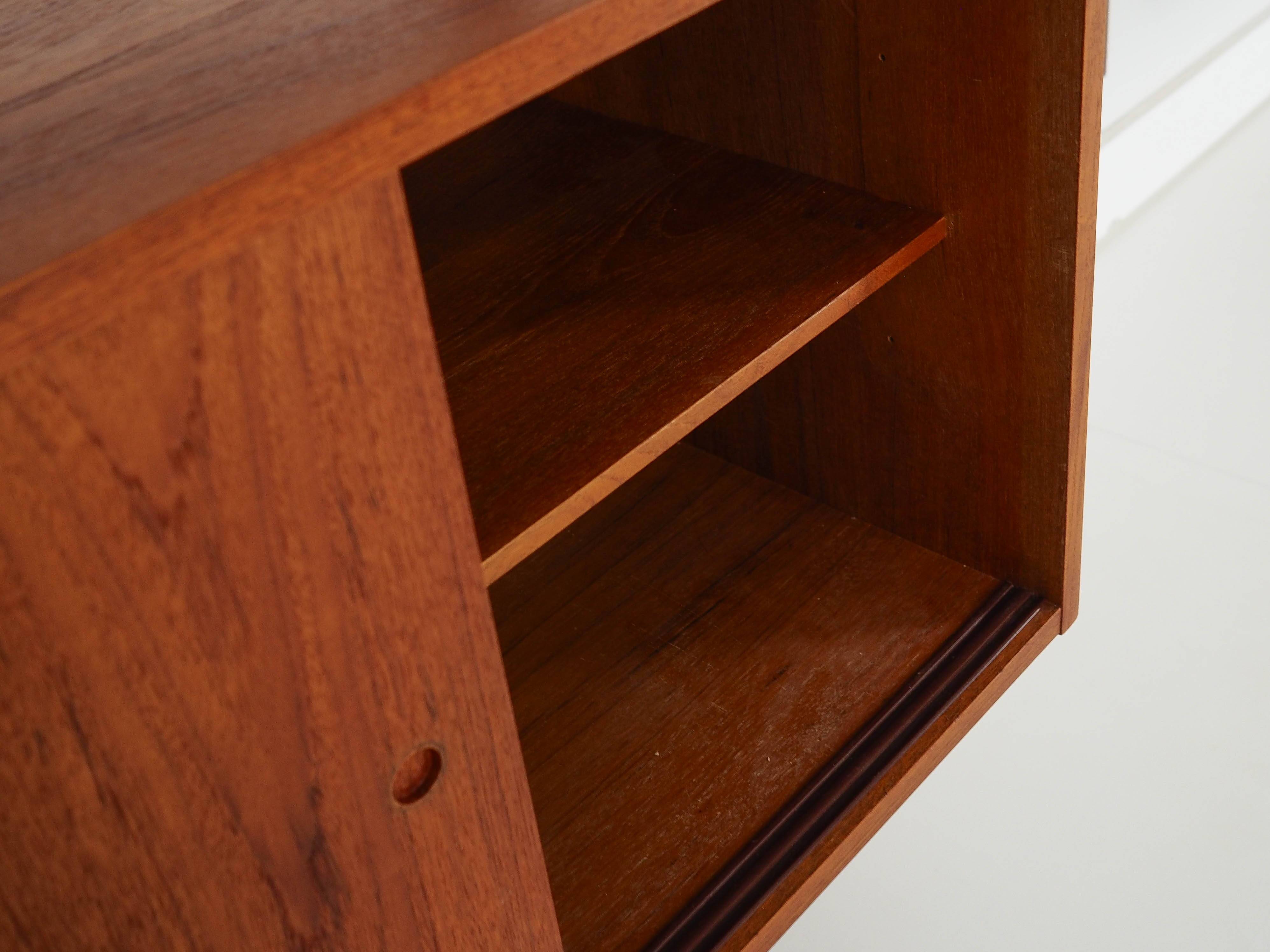 Teak shelving unit, Danish design, 1960s, production: Denmark