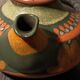 Ceramic teapot kmk manuell west-germany 70s, lima décor
