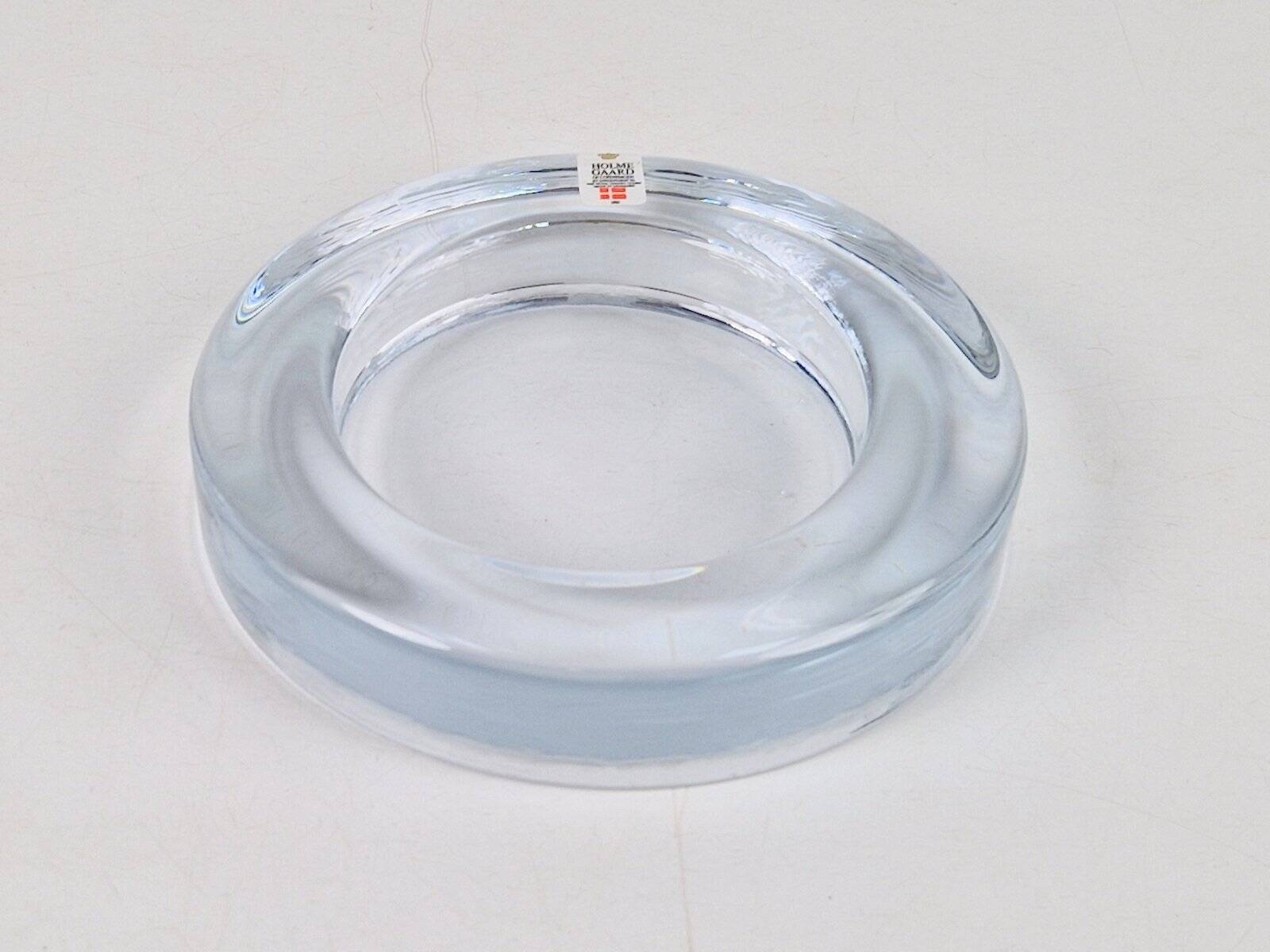 Vintage Danish Ashtray by Torben Jørgensen for Holmegaard, 1980s