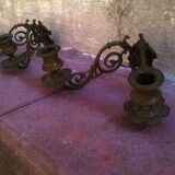 Pair of piano candlesticks