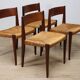 Set of 4 Scandinavian chairs, "Pia" model, by Poul Cadovius, 1960