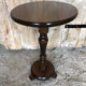 Table appoint bois rond