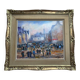 Huile de Serge Sauvage , Marché breton