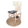 Bureau enfant noir et naturel