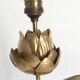 Table lamp "lotus flower" style hollywood regency