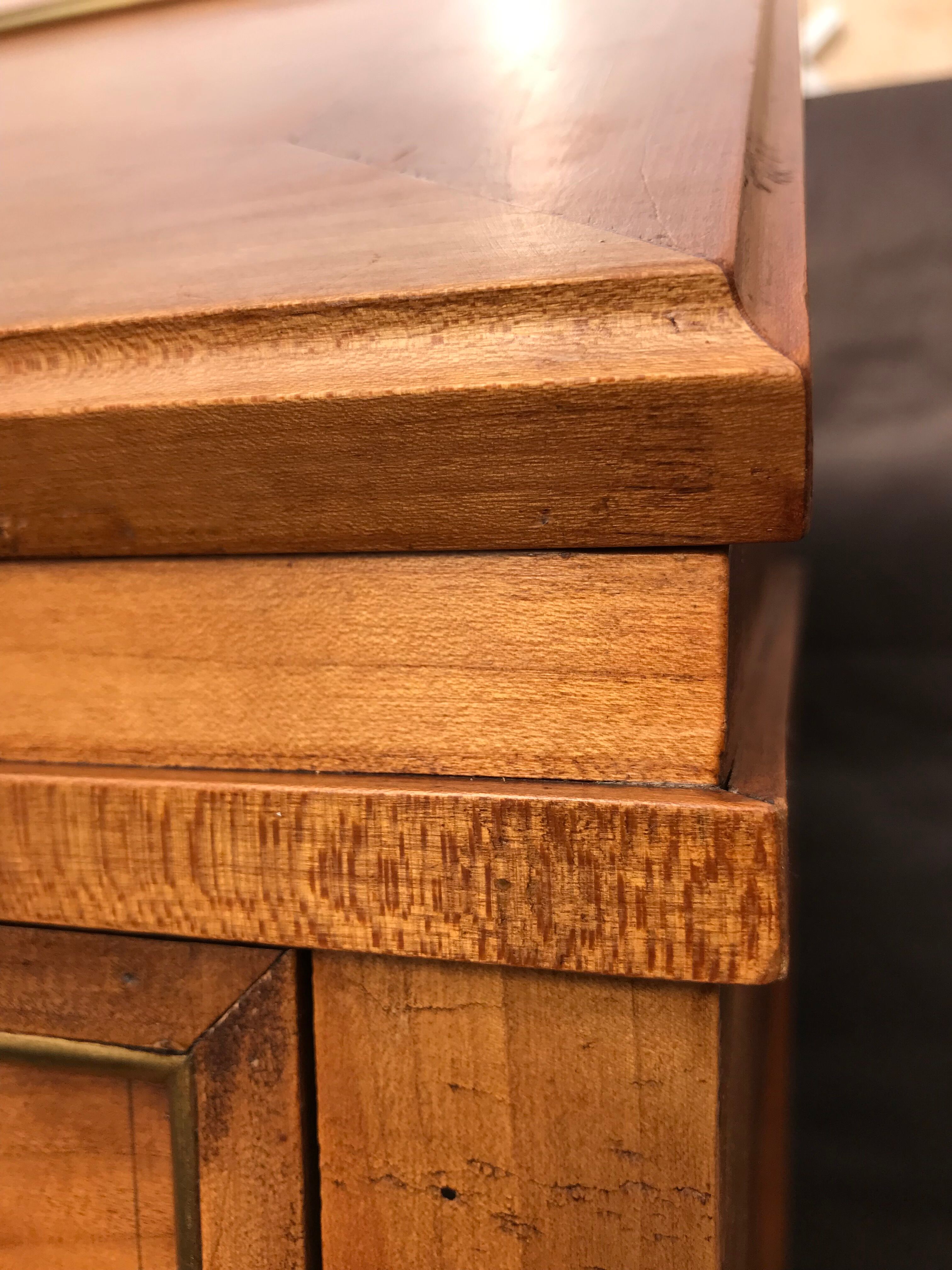 Small secretary English donkey back office Madame 3 drawers