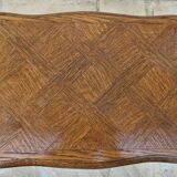 2 nesting tables in solid wood in Louis XV style