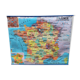 School map of 1976 administrative france