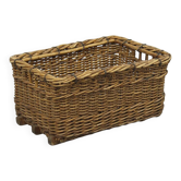 Antique industrial factory wicker basket