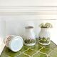 Vases en grès décor herbier