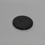 Gabriella – Black Round Natural Marble Coasters - set of 4