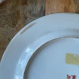 Ancienne assiette Chinoise de la dynastie Qing Qianlong peinte à la main