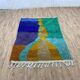 Colorful handmade Berber rug, traditional style, size 150 x 250 cm