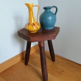 Wooden tripod stool