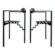Trix Chairs by Karl-Friedrich Förster for KFF Set of Two | Newly Upholstered
