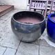 Large premium enamelled pot / planter – excellent condition