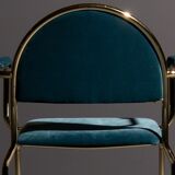 Hollywood Regency chair with or without armrest