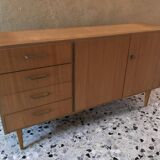 Vintage sideboard in light wood
