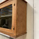 Antique oak wall or installation window